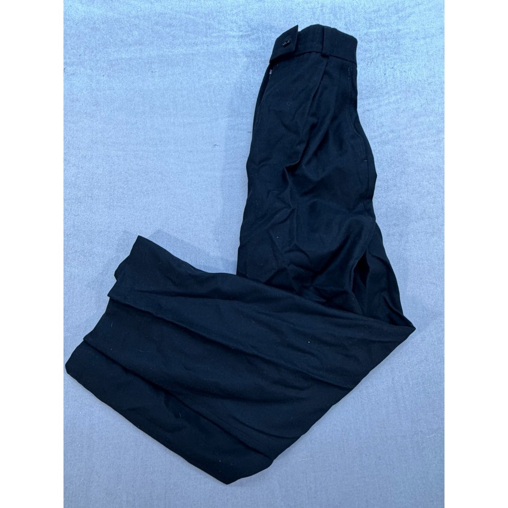 Bernard Zins Paris Women Black Dress Pants MAde in France Wool Cashmere Size 6